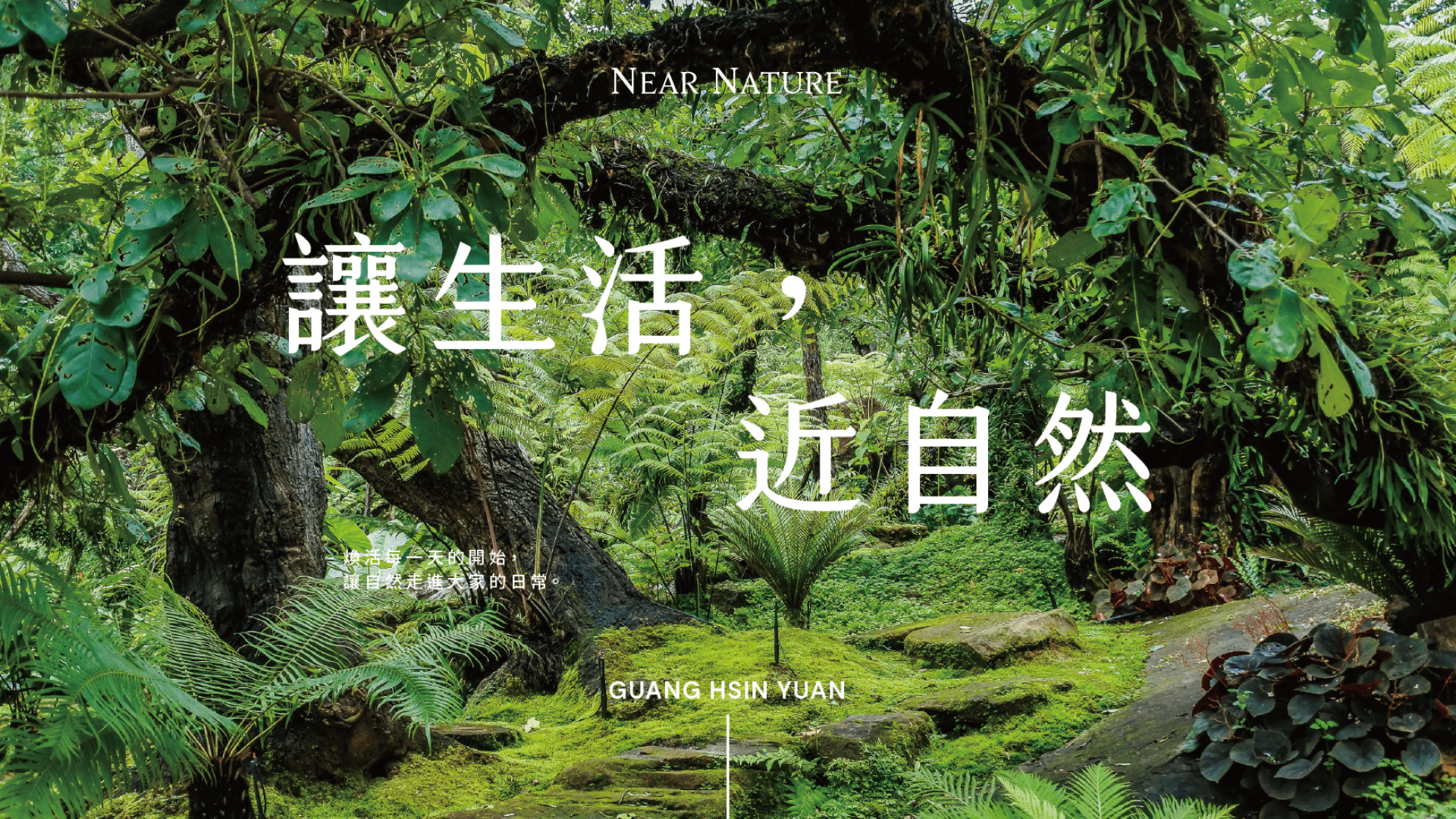 讓生活，近自然 NEAR NATURE